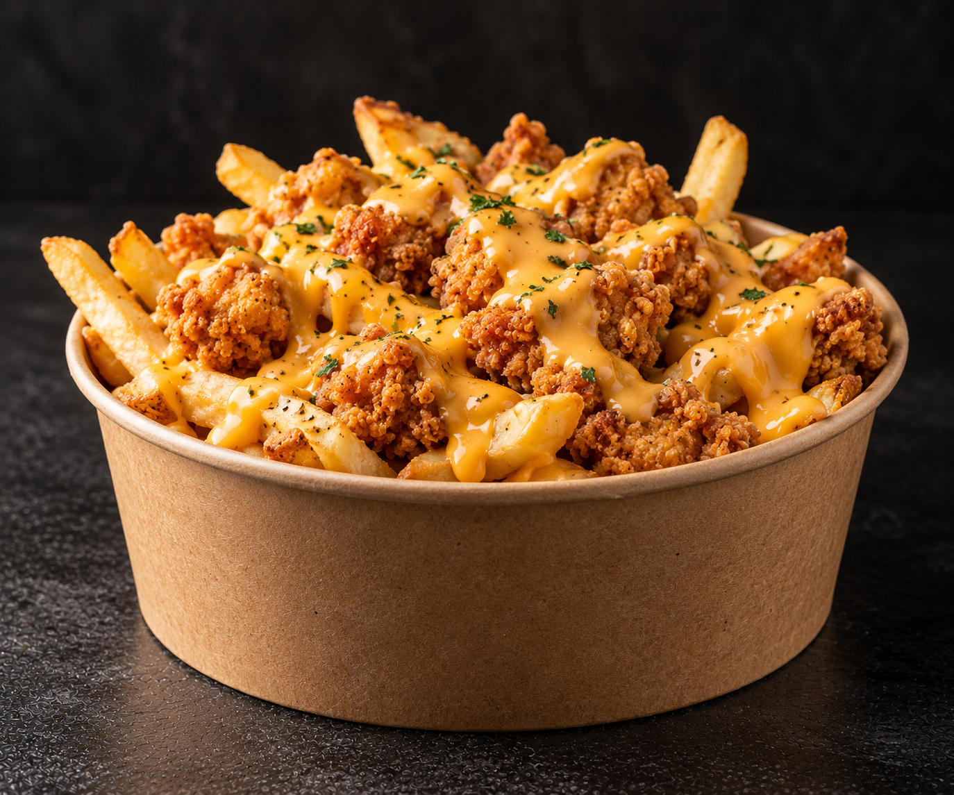 Loaded Chicken Fries Bowl